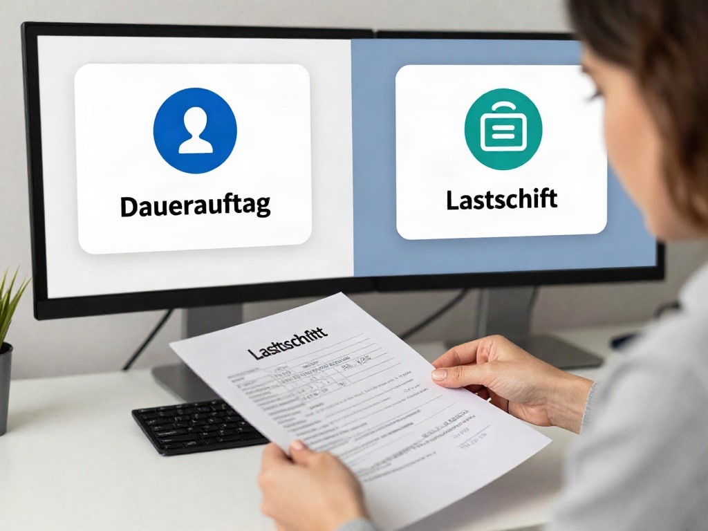 Dauerauftrag oder Lastschrift