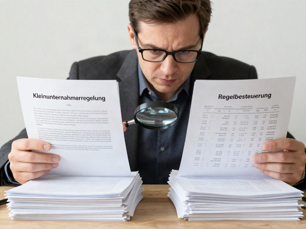 Kleinunternehmerregelung oder Regelbesteuerung